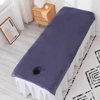 Beauty Salon Special Bed Towel Facial Bed Lying Hole Towel Massage Massage Mattress Cover Soft And Thickened Bath Towel Factory Wholesale sku image 11