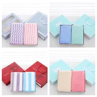 New Coral Fleece Towel Gift Box-Packed Gift Wholesale Wedding Favors Birthday Banquet Birthday Gift Towel Logo main image 2