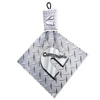 Glasses Cloth Factory Direct Supply Keychain Glasses Cloth Fine Fiber Cloth Small Punching Bag | Neoprene Small Punching Bag main image 2