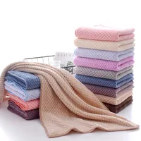 Pineapple Plaid Coral Velvet Bath Towel Men And Women Bathing Towel Factory Wholesale Wrapping Towel Absorbent Not Easy To Lint Large Kerchief main image 4