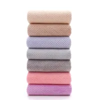 Pineapple Plaid Coral Velvet Bath Towel Men And Women Bathing Towel Factory Wholesale Wrapping Towel Absorbent Not Easy To Lint Large Kerchief main image 3