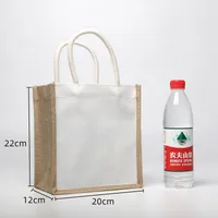 Canvas Bag In Stock MUJI Three-Dimensional Canvas Bag With Gift Float Enamelling Ribbon Portable Film Canvas Bag sku image 5