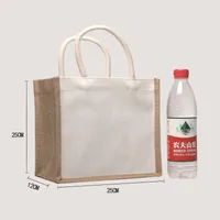 Canvas Bag In Stock MUJI Three-Dimensional Canvas Bag With Gift Float Enamelling Ribbon Portable Film Canvas Bag sku image 9