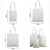 Blank Portable Canvas Bag In Stock Cultural And Creative Gifts DIY Hand-Painted Cotton Cloth Bag  Canvas Tote Bag Customization main image 2