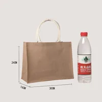 Canvas Bag In Stock MUJI Three-Dimensional Canvas Bag With Gift Float Enamelling Ribbon Portable Film Canvas Bag sku image 19