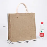 Canvas Bag In Stock MUJI Three-Dimensional Canvas Bag With Gift Float Enamelling Ribbon Portable Film Canvas Bag sku image 32