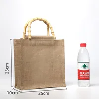 Canvas Bag In Stock MUJI Three-Dimensional Canvas Bag With Gift Float Enamelling Ribbon Portable Film Canvas Bag sku image 52