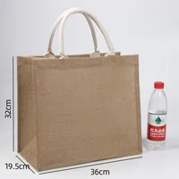 Canvas Bag In Stock MUJI Three-Dimensional Canvas Bag With Gift Float Enamelling Ribbon Portable Film Canvas Bag sku image 34