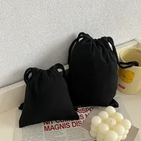 Canvas Pouch Customized Dustproof Storage Drawstring Rice Canvas Packaging Bag Wholesale Canvas Bag Customized Printed Logo main image 3