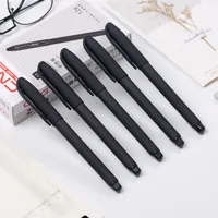 Pen High-End Frosted Business Signature Pen Custom Logo Good-looking Black Pen Ball Pen Gel Pen Advertising Marker Custom main image 1