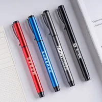 High-End Metal Roller Pen Customized Pen Printing Logo Business Black Gel Ink Pen Advertising Marker Gel Pen Lettering Wholesale main image 4
