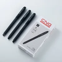 Pen High-End Frosted Business Signature Pen Custom Logo Good-looking Black Pen Ball Pen Gel Pen Advertising Marker Custom main image 3