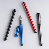 High-End Metal Roller Pen Customized Pen Printing Logo Business Black Gel Ink Pen Advertising Marker Gel Pen Lettering Wholesale main image 5