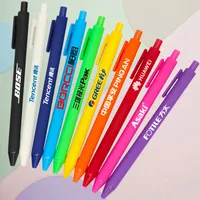 Pen Large Capacity Press Gel Pen Custom Logo Printing Candy Color Black Pen Signature Pen Ballpoint Pen Stationery Wholesale main image 3