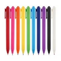 Pen Large Capacity Press Gel Pen Custom Logo Printing Candy Color Black Pen Signature Pen Ballpoint Pen Stationery Wholesale main image 4