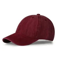 Korean Washed-out Hat Customization Distressed Baseball Cap Retro Peaked Cap Men And Women All-Match Fashion Trendy Factory Wholesale main image 1