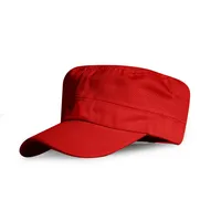 Flat-Top Hat Customized Logo Embroidery Military Training Camouflage Hat Property Security Peaked Cap Sun Protection Military Cap Factory Wholesale main image 3