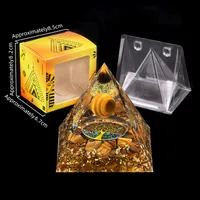 Retro Classic Style Pyramid Resin Epoxy Gravel Crystal Pyramid Decoration Artificial Decorations main image 2