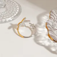 Basic Beach Simple Style Geometric Starfish 316 Stainless Steel  Women's Open Rings Rings main image 6