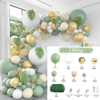Retro Vintage Balloon Chain Suit Inflatable Latex Balloons For Wedding Party Birthday Archway Decorations main image 4