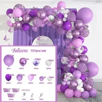 Retro Vintage Balloon Chain Suit Inflatable Latex Balloons For Wedding Party Birthday Archway Decorations sku image 34