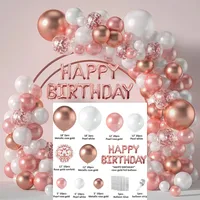 Retro Vintage Balloon Chain Suit Inflatable Latex Balloons For Wedding Party Birthday Archway Decorations sku image 18