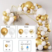 Retro Vintage Balloon Chain Suit Inflatable Latex Balloons For Wedding Party Birthday Archway Decorations sku image 36