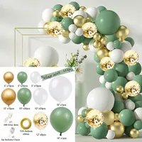 Retro Vintage Balloon Chain Suit Inflatable Latex Balloons For Wedding Party Birthday Archway Decorations sku image 5