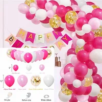 Retro Vintage Balloon Chain Suit Inflatable Latex Balloons For Wedding Party Birthday Archway Decorations sku image 22