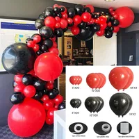 Retro Vintage Balloon Chain Suit Inflatable Latex Balloons For Wedding Party Birthday Archway Decorations sku image 30