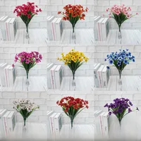 Amazon Artificial Flowers Lavender Simulation Flowers Indoor Outdoor Decoration Faux Wholesale main image 1