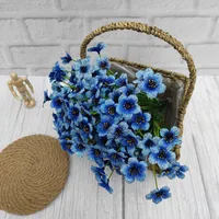 Amazon Artificial Flowers Lavender Simulation Flowers Indoor Outdoor Decoration Faux Wholesale main image 3