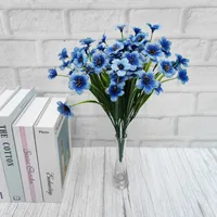 Amazon Artificial Flowers Lavender Simulation Flowers Indoor Outdoor Decoration Faux Wholesale sku image 3