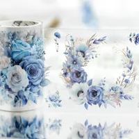 1 Set Plant Flowers School PET Retro Maximalism Artistic Adhesive Tape main image 3