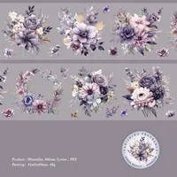 1 Set Plant Flowers School PET Retro Maximalism Artistic Adhesive Tape sku image 3