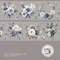 1 Set Plant Flowers School PET Retro Maximalism Artistic Adhesive Tape sku image 4