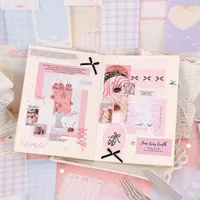 See Eslite Sweet Dream Party Series Notes Korean Sweet Girl Heart Tear Message Notes 4 Notes main image 4
