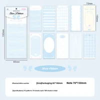 See Eslite Sweet Dream Party Series Notes Korean Sweet Girl Heart Tear Message Notes 4 Notes sku image 1