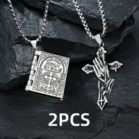 Basic Jesus Titanium Steel Men's Pendant Necklace main image 3