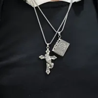 Basic Jesus Titanium Steel Men's Pendant Necklace main image 5