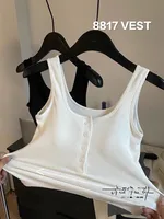 Women's Vest Tank Tops Backless Elegant Preppy Style Streetwear Solid Color main image 3
