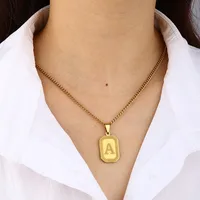 IG Style Letter 304 Stainless Steel Women's Pendant Necklace main image 1