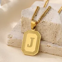 IG Style Letter 304 Stainless Steel Women's Pendant Necklace sku image 9