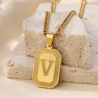 IG Style Letter 304 Stainless Steel Women's Pendant Necklace sku image 19