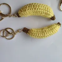 1 Piece Simple Style Fruit Yarn Bag Pendant Keychain sku image 3