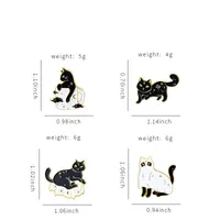 Cartoon Style Cat Alloy Plating Unisex Brooches main image 6
