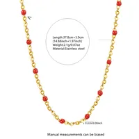 Casual Bohemian Geometric 304 Stainless Steel 18K Gold Plated Women's Necklace main image 2