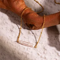Vintage Style Geometric 304 Stainless Steel 18K Gold Plated Women's Pendant Necklace main image 3