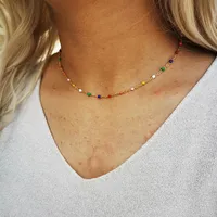 Casual Bohemian Geometric 304 Stainless Steel 18K Gold Plated Women's Necklace main image 3