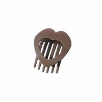 Women's Simple Style Solid Color Plastic Stoving Varnish Hair Claws sku image 8